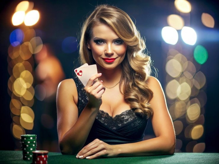 Layar Teen Patti di bosbobet menampilkan tangan kartu pemain
